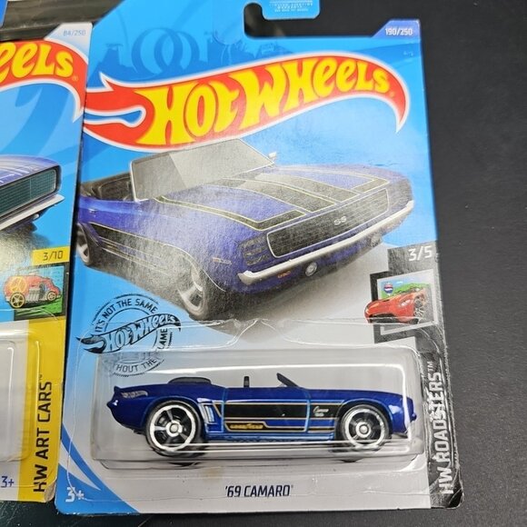 Five Hot Wheels Diecast 1967 1968 1969 Chevrolet Camaro Gen 1 Car Collection - Picture 7 of 13
